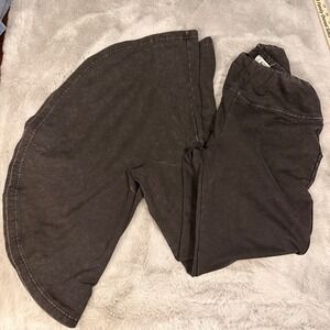 Earthbound Trading Super Flare Western Stretch Pants Mineral Wash Black - Med